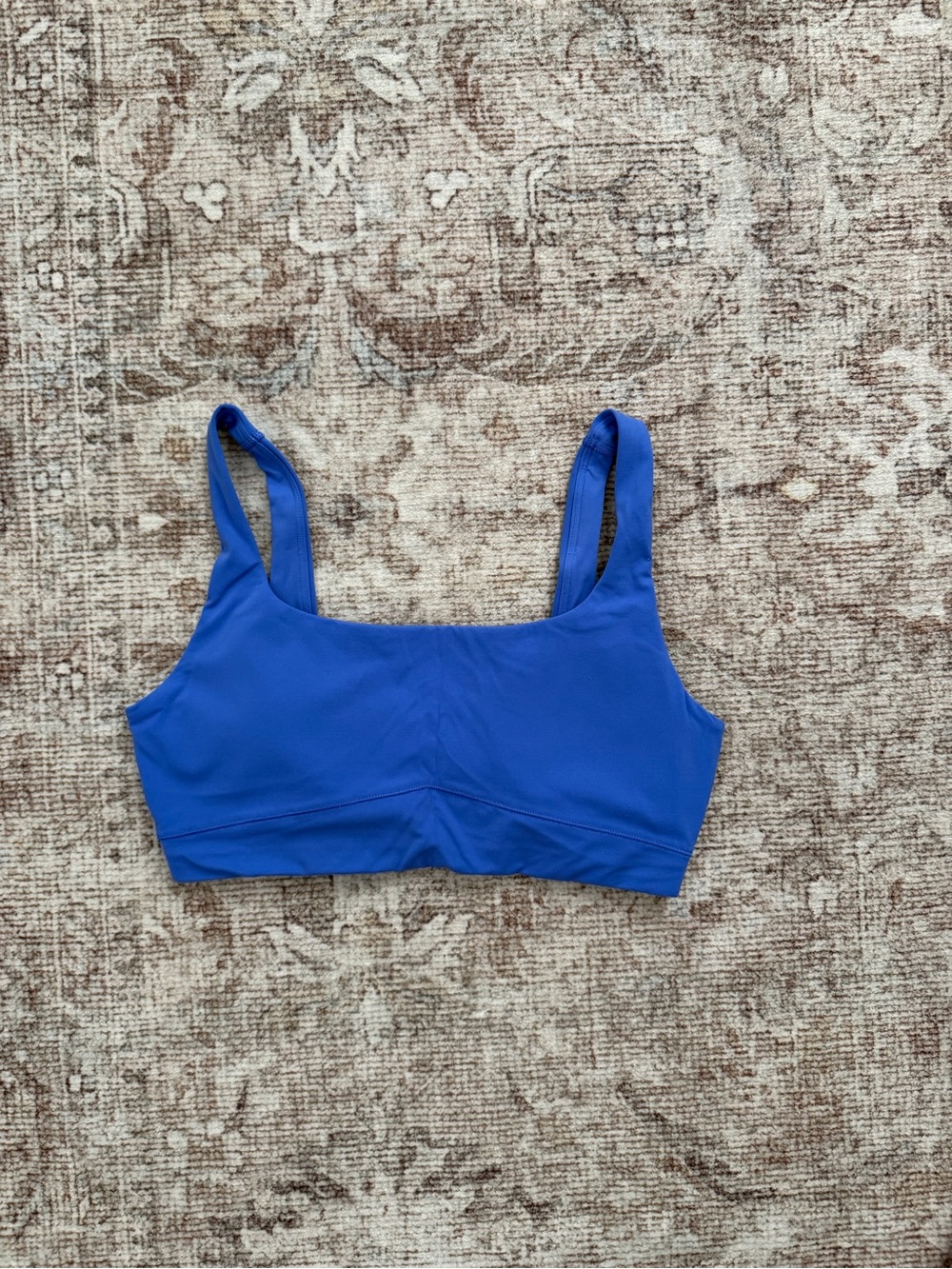Vuori Cobalt Blue Seamless Sports Bralette